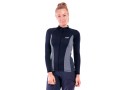 Blusa Sol Manga Longa Performance Feminina Preta Grafite